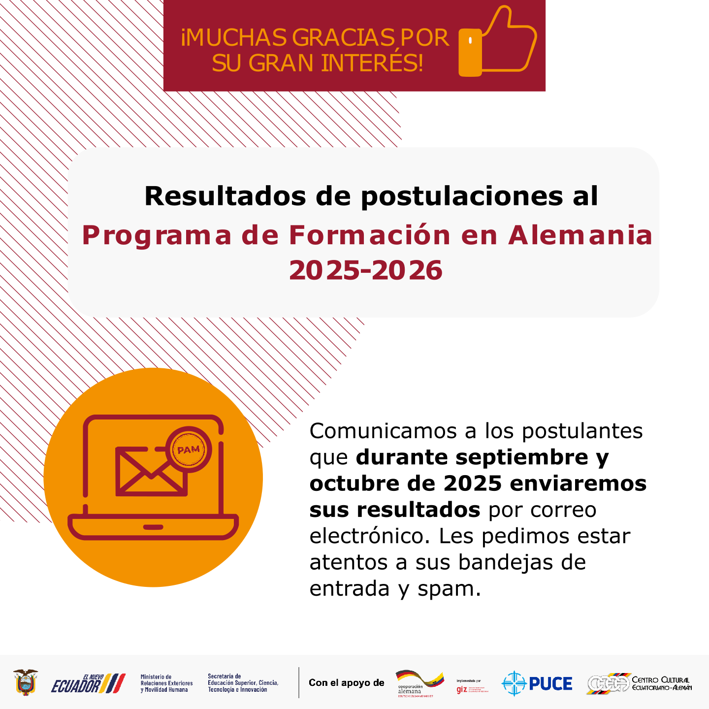 Postulaciones cerradas